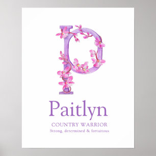 Orchid Brev P Paitlyn, användarnamn Poster