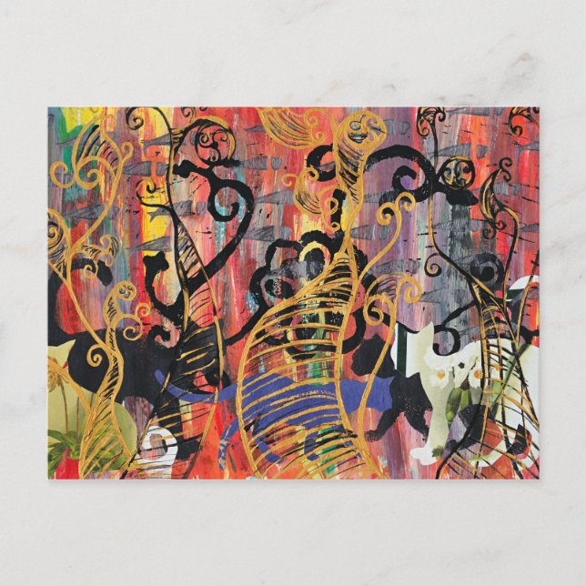 Orchid Cats vykort (Framsida)