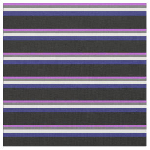 Orchid, Dim Grått, Mint Cream, Midnight Blue, Blac Tyg