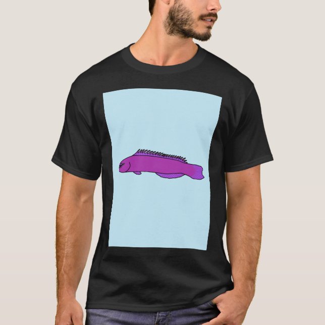 Orchid Dotyback Fish T Shirt (Framsida)