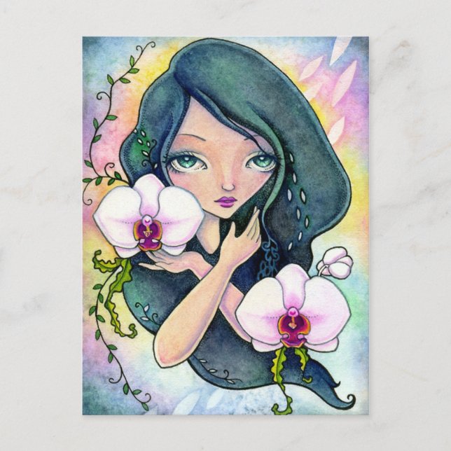 Orchid Dreams - vykort (Framsida)