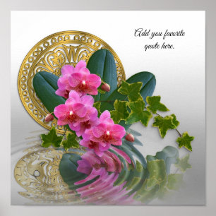 Orchid elegance poster