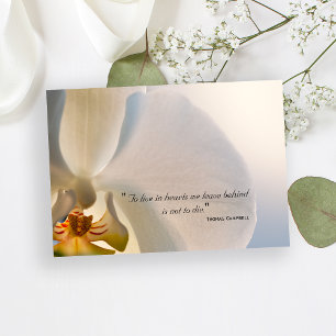 Orchid Elegance Tack for Your Sympathy Note Inbjudningar