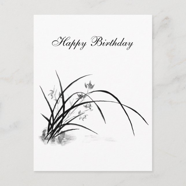 Orchid Elegance Vykort (Framsida)