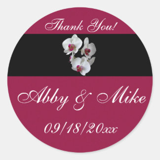 Orchid Fantasy Runt Klistermärke