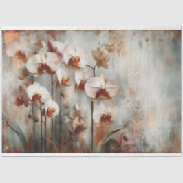 Orchid Fauna och Flora Decoupage