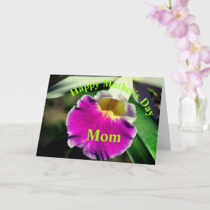 Orchid Flower Mors dag tack Kort