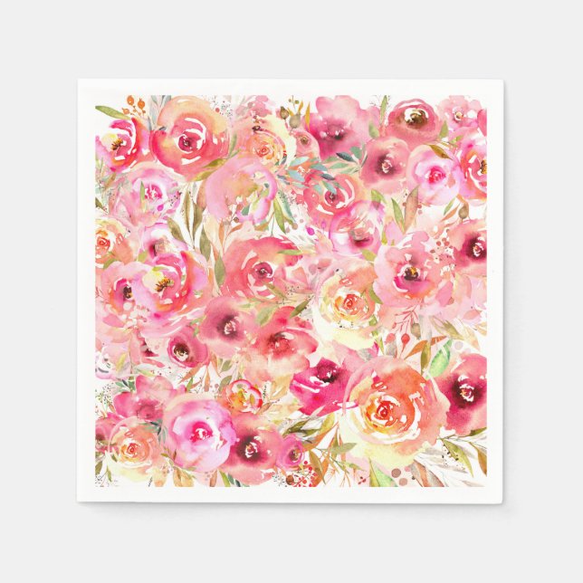 Orchid Flower Pappersservett (Framsidan)