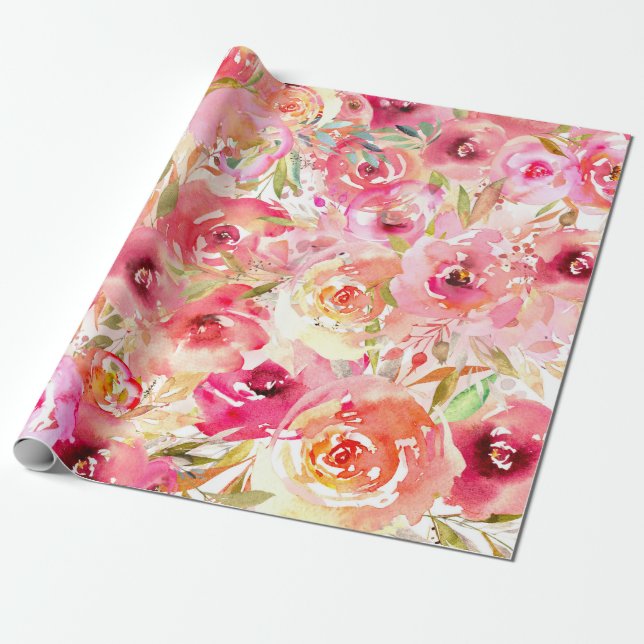 Orchid Flower Presentpapper (Utrullad)