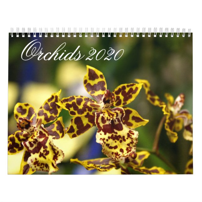 Orchid Flowers 2020 Kalender (Omslag)