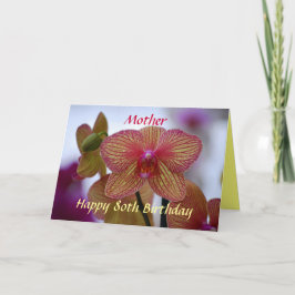 Orchid för Phalaenopsis för födelsedag för Kort