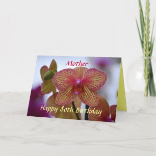 Orchid för Phalaenopsis för födelsedag för Kort
