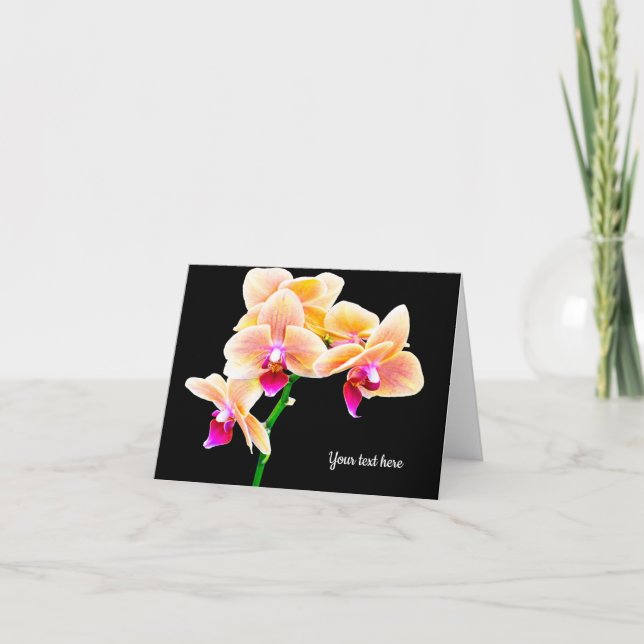 Orchid Greeting Card Kort (Framsida)
