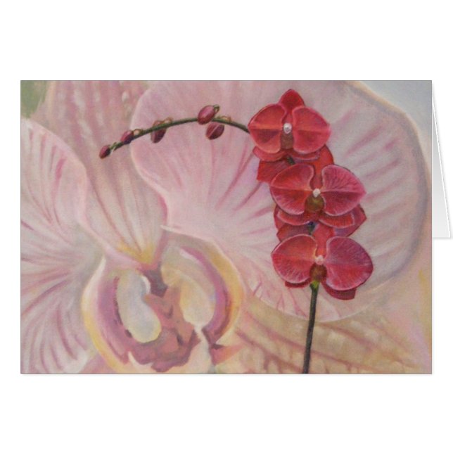 Orchid Hälsningskort (Framsidan Horizontal)