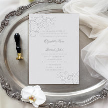 Orchid Heirloom Faux Silver Formal Classic Bröllop
