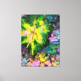 "Orchid in Blooms #1", abstract, psychedelic Canvastryck