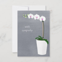 Orchid | Med sympati Anteckningskort