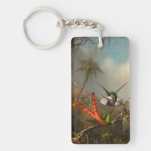 Orchid med två Hummingbird Heade