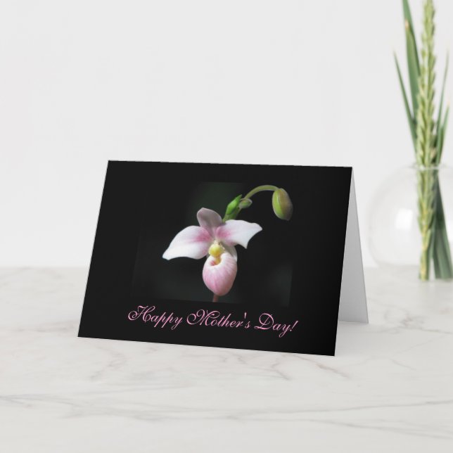 Orchid Mors dag-gratulationskort Kort (Framsida)