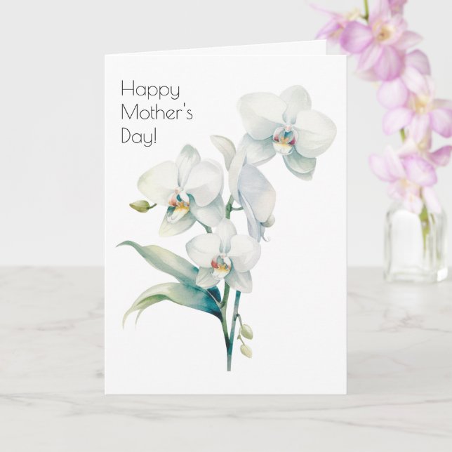 Orchid Mors dag-kort Kort (Orkide)