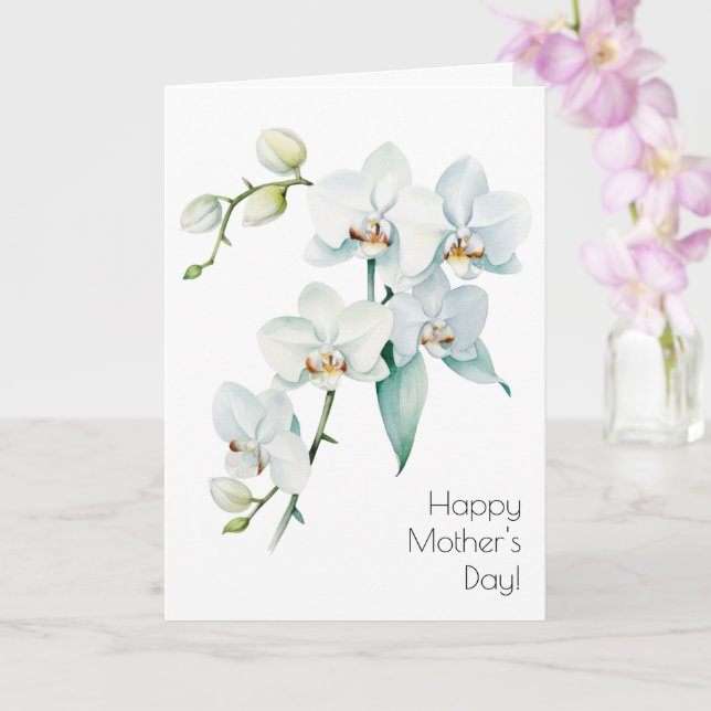 Orchid Mors dag-kort Kort (Orkide)