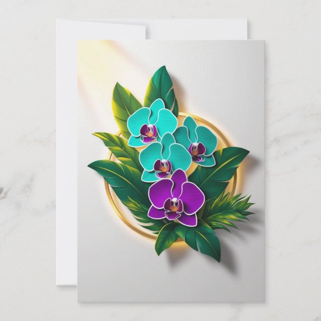 Orchid Nights i New York Botanical Garden Inbjudningar (Framsida)