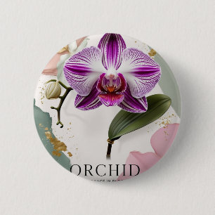 Orchid Nights,New York Botanical Garden BUTTON,Orc Knapp