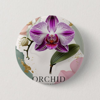 Orchid Nights,New York Botanical Garden BUTTON,Orc Knapp