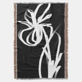 Orchid Noir: Abstrakt Black & White Filt