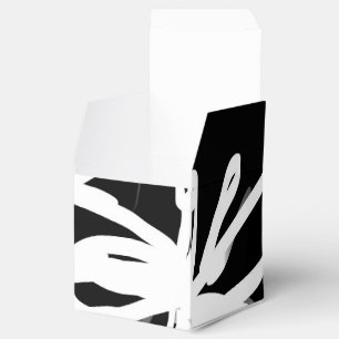 Orchid Noir: Abstrakt Black & White Presentaskar