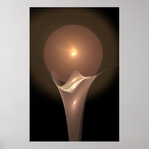 Orchid och Orb Poster