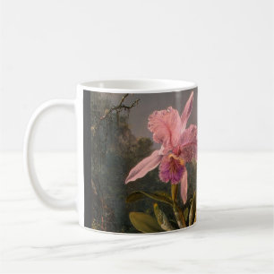 Orchid och tre brasilianska surrfåglar kaffemugg