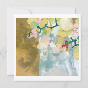 Orchid-oljemålning Kort
