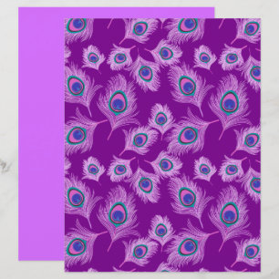 Orchid Peacock Feathers på Amethyst Lila