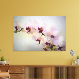 Orchid Photo Painting Wrapped Canvas