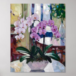 Orchid Poster - Mjuk Blommigt av intryck