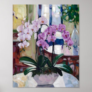 Orchid Poster - Mjuk Blommigt av intryck