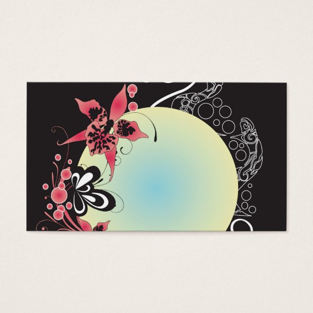 Orchid-profilkort Visitkort (Framsidan)
