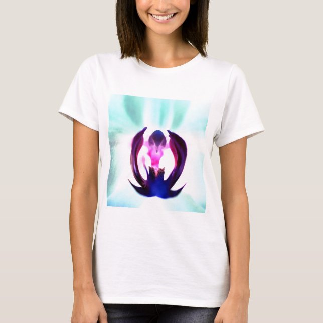 "Orchid Protection" Skriv ut T-shirt (Framsida)