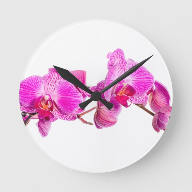 Orchid Rund Klocka (Framsida)