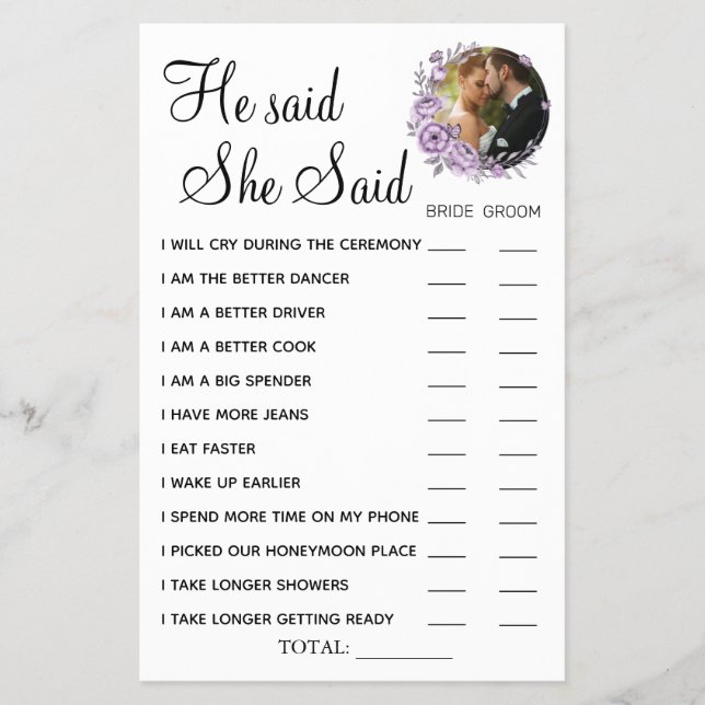 Orchid sa att hon sa att hon sa jakat flygblad (Framsidan)