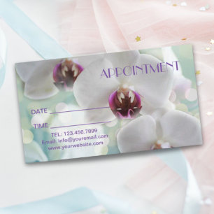 Orchid Salon SPA-massage Aromaterapi Möte Tidsbeställning Kort