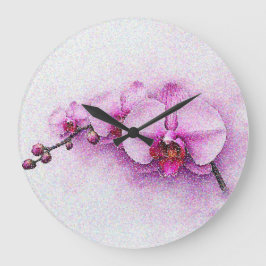 Orchid Sky Serenade Stor Klocka