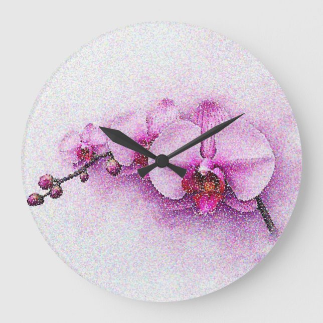 Orchid Sky Serenade Stor Klocka (Framsida)
