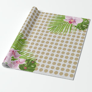 Orchid som slår in papper presentpapper