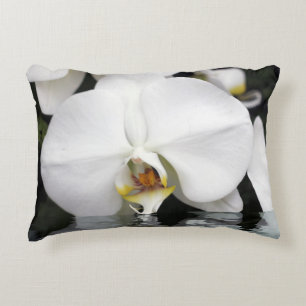 Orchid som uppstår från Vatten accentbeläggning Prydnadskudde
