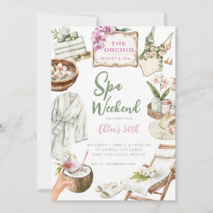Orchid Spa Helg Inbjudningar