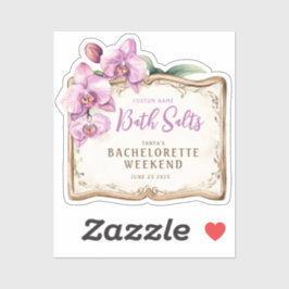 Orchid Spa Resort | Badsaltsetikett Klistermärken