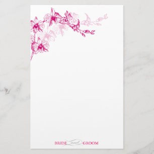 Orchid Stationery Brevpapper