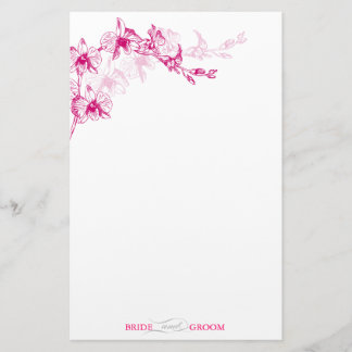 Orchid Stationery Brevpapper